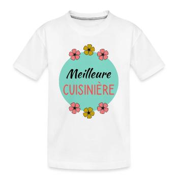 BONNE FÊTE. FÊTE DES MÈRES. FÊTE DES PÈRES. FÊTE - T-shirt bio Premium Enfant - blanc - Devant