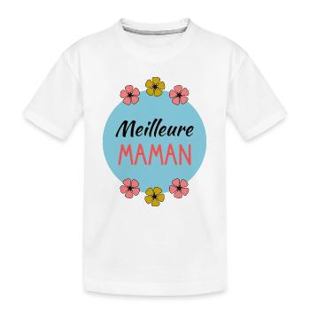 BONNE FÊTE. FÊTE DES MÈRES. FÊTE DES PÈRES. FÊTE - T-shirt bio Premium Enfant - blanc - Devant