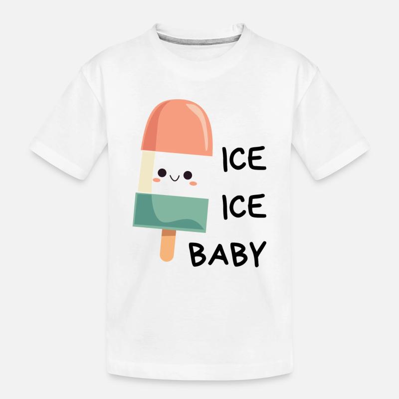 Eis Eis Baby - Kinder Premium Bio T-Shirt - Weiß