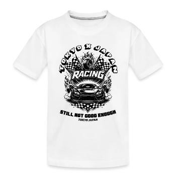 Tokyo Japan Racing Crew - Kinder Premium Bio T-Shirt - Weiß - Vorne