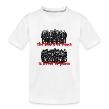 Conseil de la Paix : Ennui de la Paix - T-shirt bio Premium Enfant - blanc - Devant