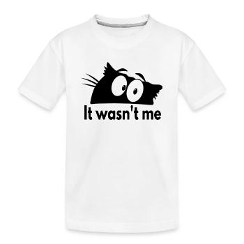 C’est pas moi - T-shirt bio Premium Enfant - blanc - Devant