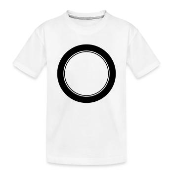 Logo / / anniversaire emblème / / équipe / / Club - T-shirt bio Premium Enfant - blanc - Devant