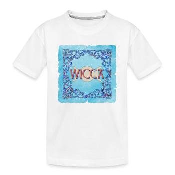 Cadre celtique Wicca E 238 - T-shirt bio Premium Enfant - blanc - Devant
