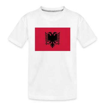 Albanie - T-shirt bio Premium Enfant - blanc - Devant