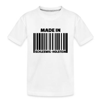 Schleswig Holstein - Kinder Premium Bio T-Shirt - Weiß - Vorne