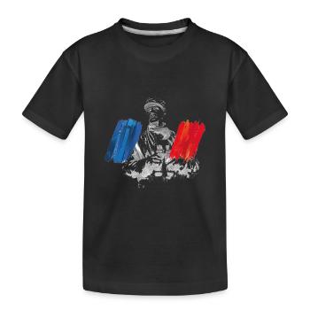 General France - T-shirt bio Premium Enfant - noir - Devant