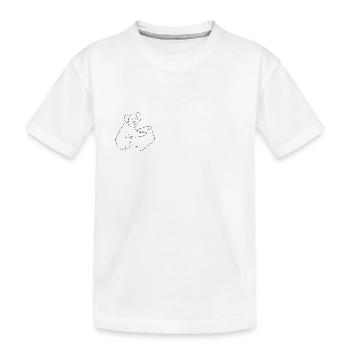 Boulder Design Climbing Koala - Funny Shirt - Kids' Premium Organic T-Shirt - white - Front