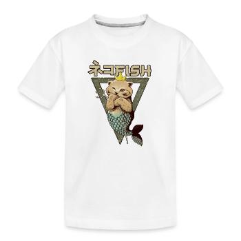 Wels König - Kinder Premium Bio T-Shirt - Weiß - Vorne