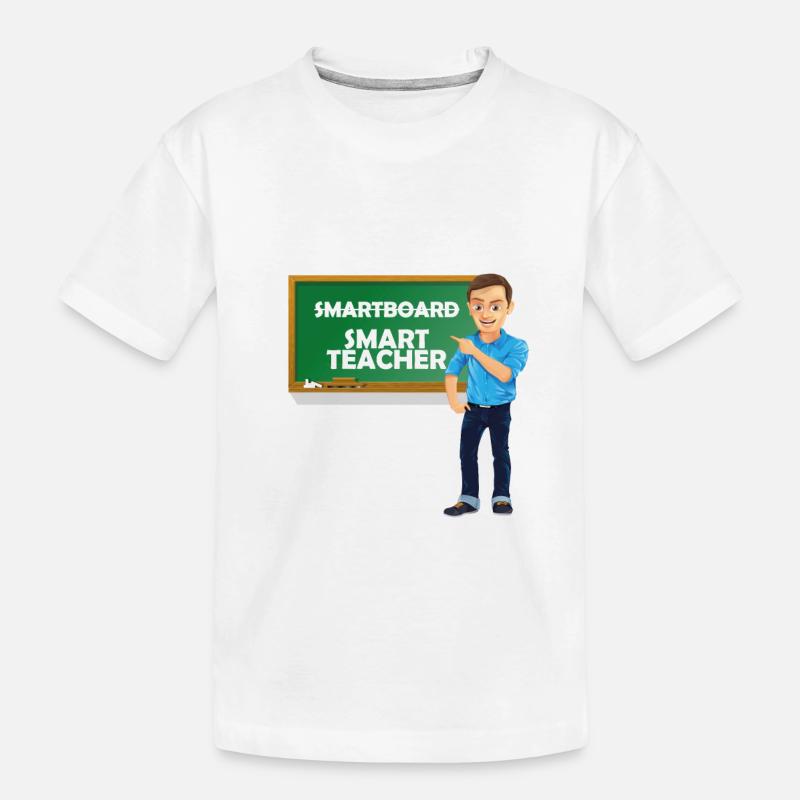 Enseignant intelligent - T-shirt bio Premium Enfant - blanc