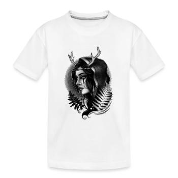 Déesse slave - T-shirt bio Premium Enfant - blanc - Devant