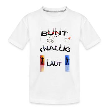 Coloré, criard, bruyant - T-shirt bio Premium Enfant - blanc - Devant