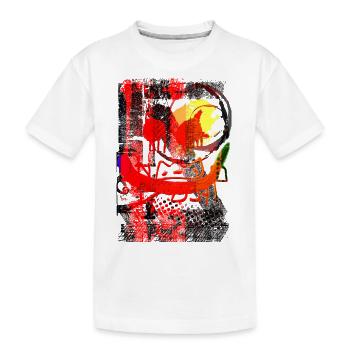 Graffiti style Splash hip hop couleurs peintre couleur - T-shirt bio Premium Enfant - blanc - Devant