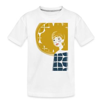 Soleil dans vos cheveux - T-shirt bio Premium Enfant - blanc - Devant