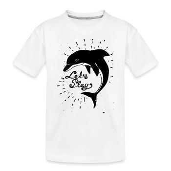 Meerestiere - Kinder Premium Bio T-Shirt - Weiß - Vorne
