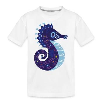 Meerestiere - Kinder Premium Bio T-Shirt - Weiß - Vorne
