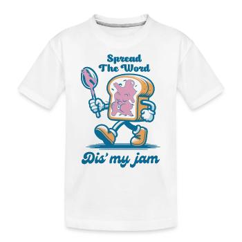Passez le mot Dis' My Jam Funny - T-shirt bio Premium Enfant - blanc - Devant