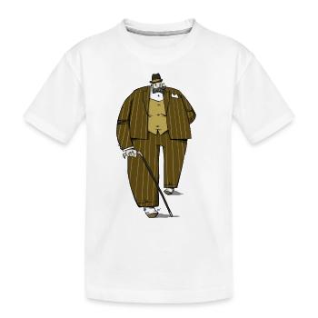 poirot - T-shirt bio Premium Enfant - blanc - Devant