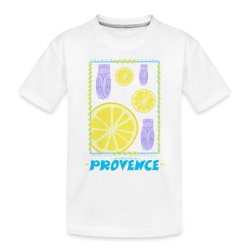 The good life in Provence - Kids' Premium Organic T-Shirt - white - Front