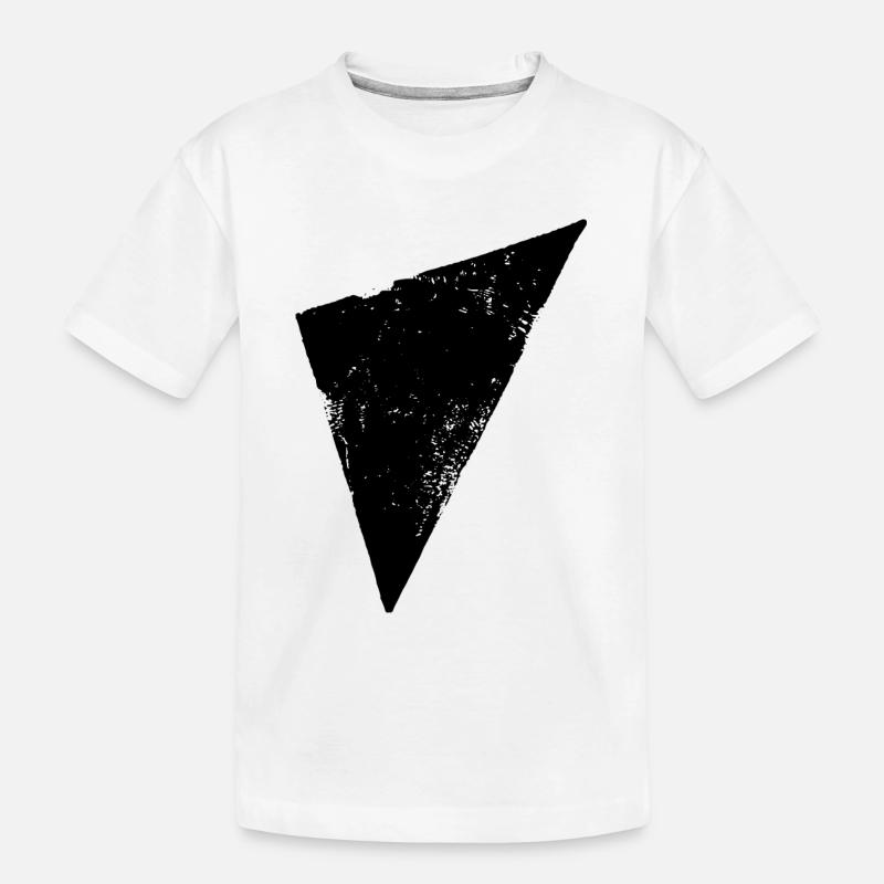 Triangle | Polygon | Triangle - Kids' Premium Organic T-Shirt - white