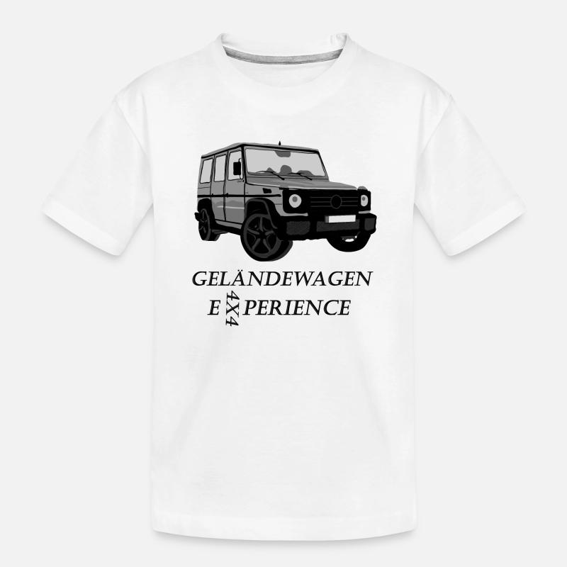 Off-Road Adventure - Kinder Premium Bio T-Shirt - Weiß