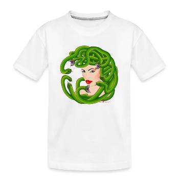 Medusa - Kids' Premium Organic T-Shirt - white - Front