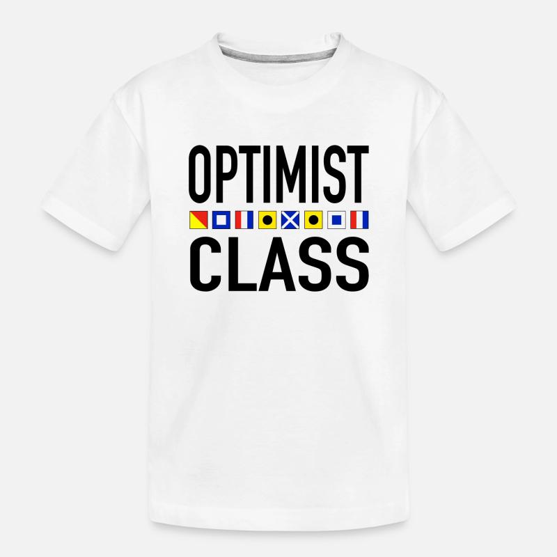 Optimiste - T-shirt bio Premium Enfant - blanc