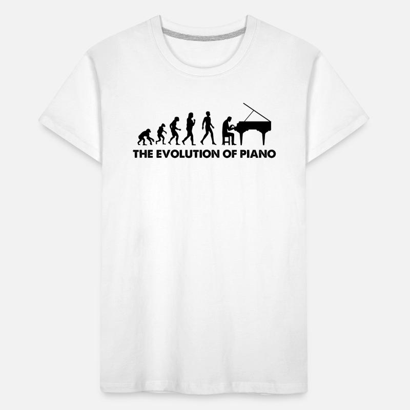 L’évolution du piano T-shirt bio Premium Enfant