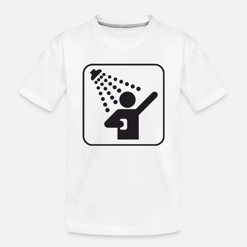 douche - T-shirt bio Premium Enfant - blanc