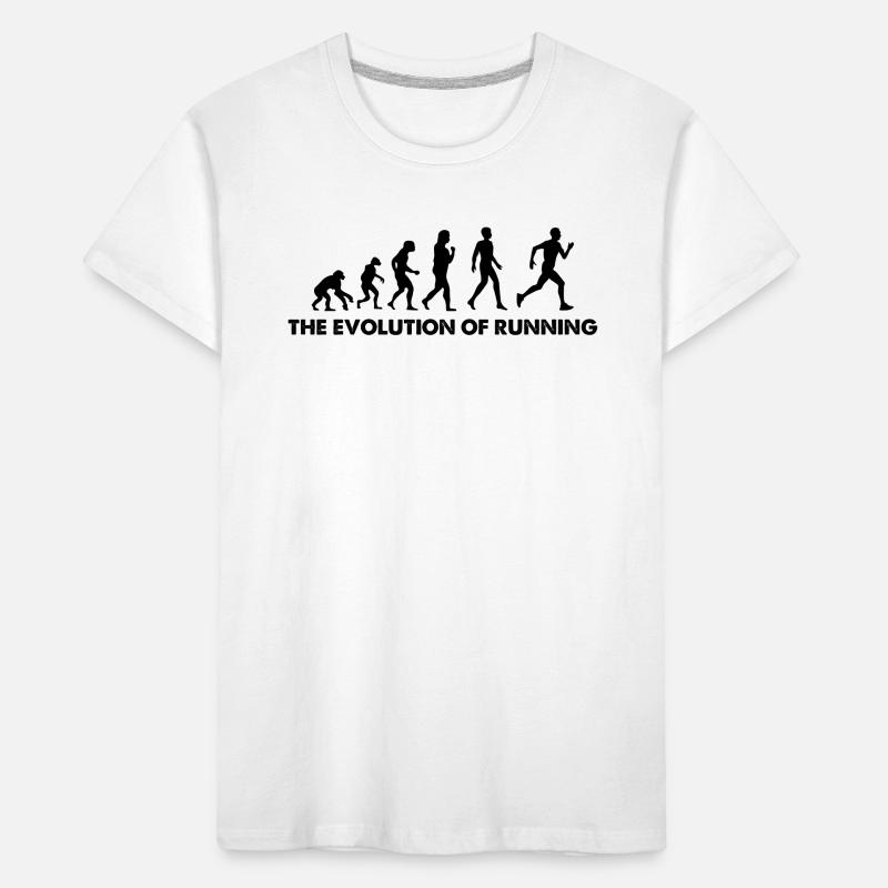 L’évolution de la course à pied T-shirt bio Premium Enfant