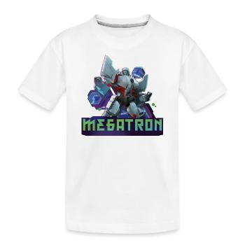 Transformers Earth Spark Decepticons Megatron - Kinder Premium Bio T-Shirt - Weiß - Vorne