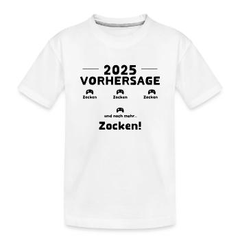 Prévisions 2025 - T-shirt bio Premium Enfant - blanc - Devant