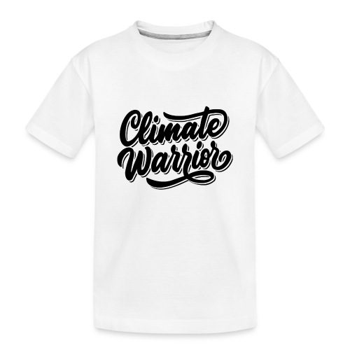 Climate warrior black - Kinderen premium biologisch T-shirt