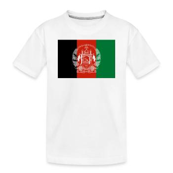 Afghanistan - Kinder Premium Bio T-Shirt - Weiß - Vorne