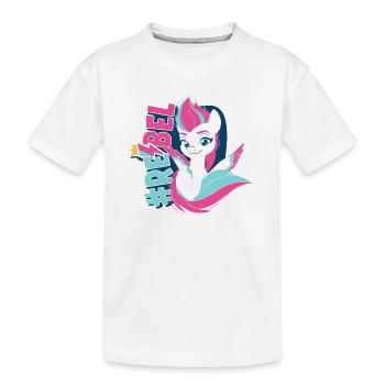 My Little Pony Zipp Rebel With Zipp Storm - Kids' Premium Organic T-Shirt - white - Front