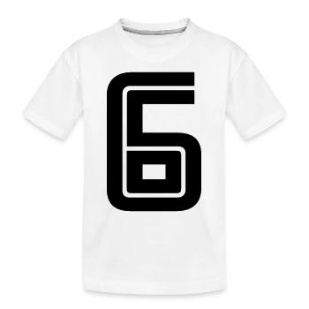 6 - Kids' Premium Organic T-Shirt - white - Front