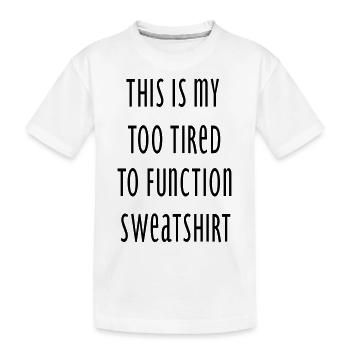 my sweatshirt 2 - Kinder Premium Bio T-Shirt - Weiß - Vorne