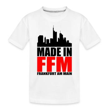 Fait à Francfort - T-shirt bio Premium Enfant - blanc - Devant