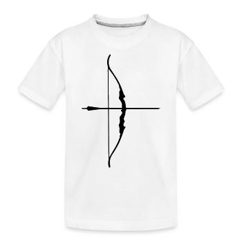 Bow & Arrow - Kinder Premium Bio T-Shirt - Weiß - Vorne