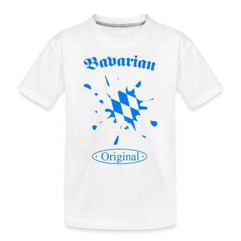 Bayern, Oberbayern, Geschenk für Bayern - Kinder Premium Bio T-Shirt - Weiß - Vorne