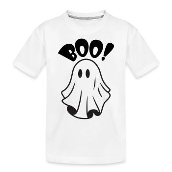 Entzückender Geist Halloween | Buh für die Horrornacht - Kinder Premium Bio T-Shirt - Weiß - Vorne