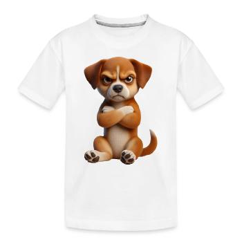 Chien sinistre 1 - T-shirt bio Premium Enfant - blanc - Devant