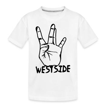 Westcoast Hand - T-shirt bio Premium Enfant - blanc - Devant