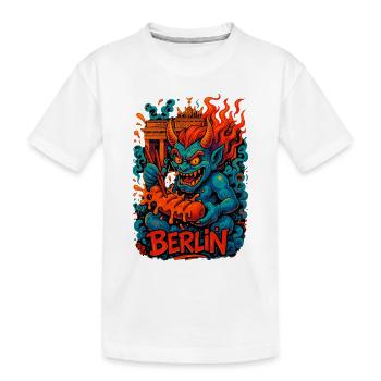 Berlin Oni – Currywurst Chaos - T-shirt bio Premium Enfant - blanc - Devant