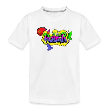 ROLLER - T-shirt bio Premium Enfant - blanc - Devant