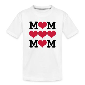 Fête des Mères - T-shirt bio Premium Enfant - blanc - Devant