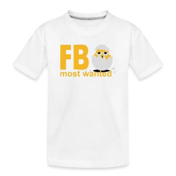 Küken Ei most wanted - Kinder Premium Bio T-Shirt - Weiß - Vorne