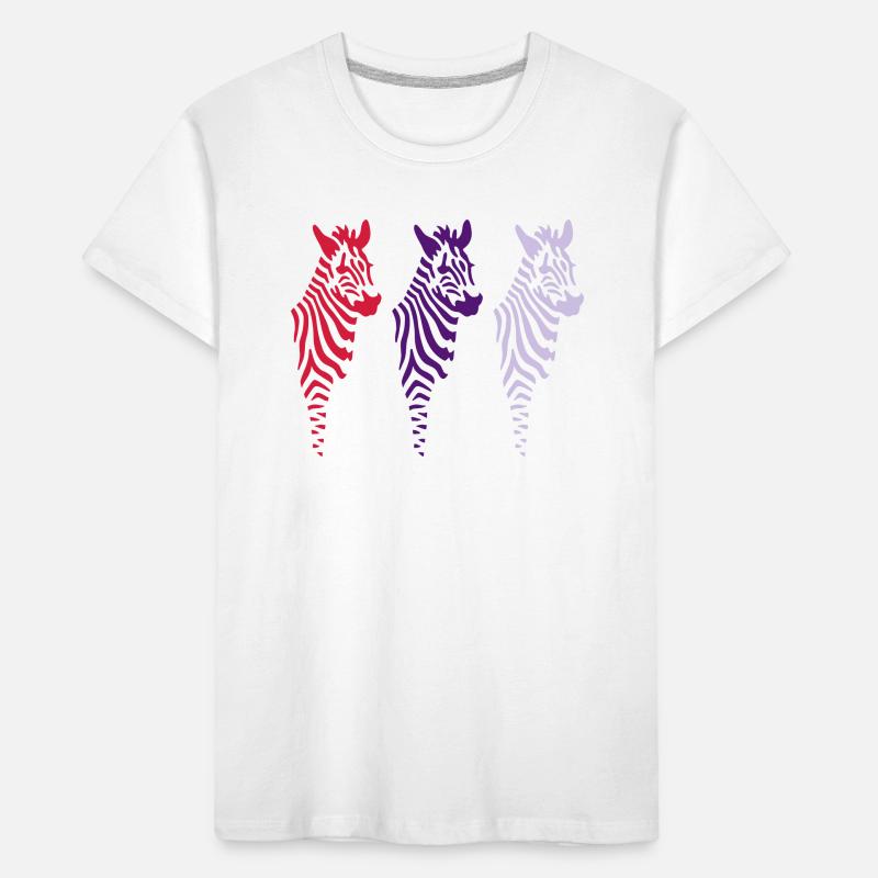 Three Zebras (b) Kinder Premium Bio T-Shirt