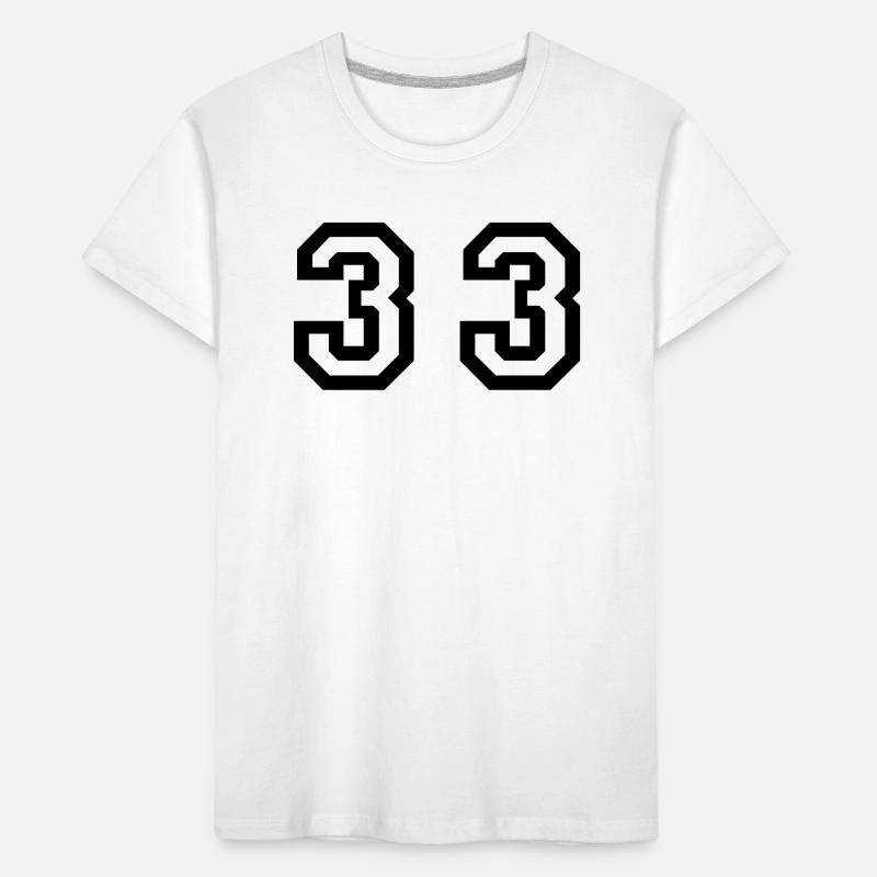 Number - 33 - Thirty Three Kids' Premium Organic T-Shirt