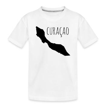Curacao - Kinder Premium Bio T-Shirt - Weiß - Vorne